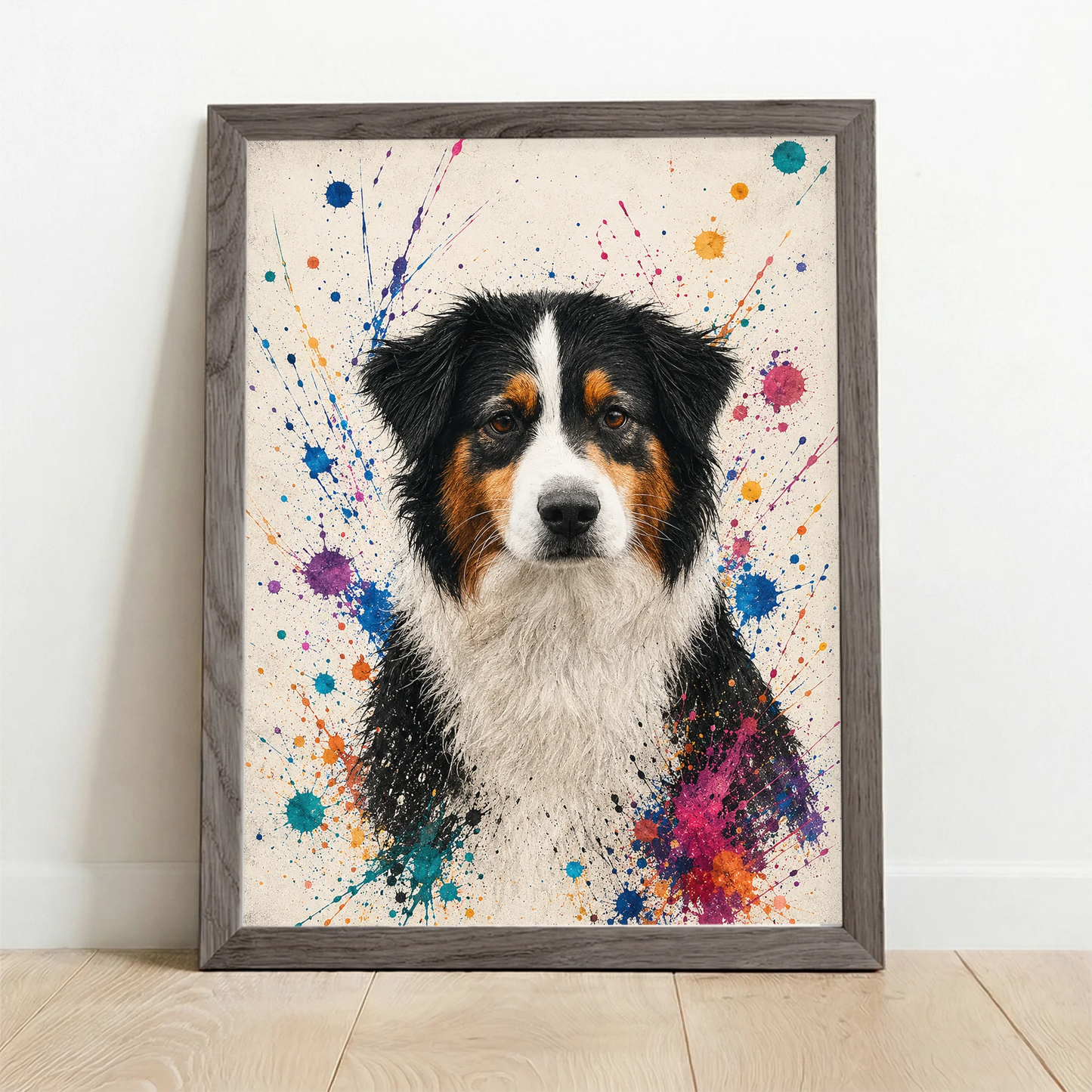 Framed Poster UK oak