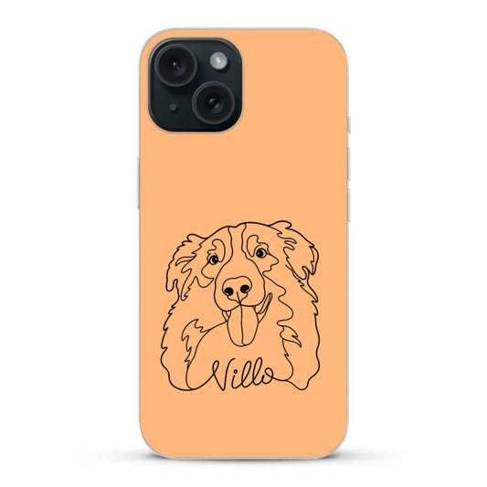 Personalisierte Handyhülle - Lineart