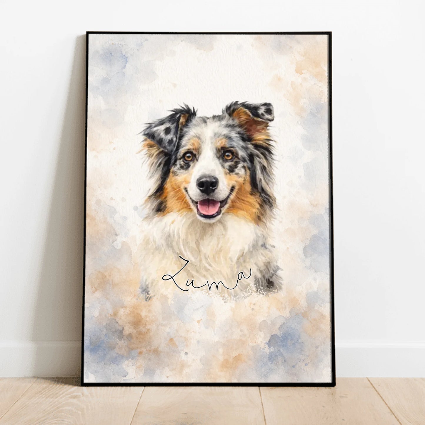 Personalisiertes Poster - Aquarellporträt