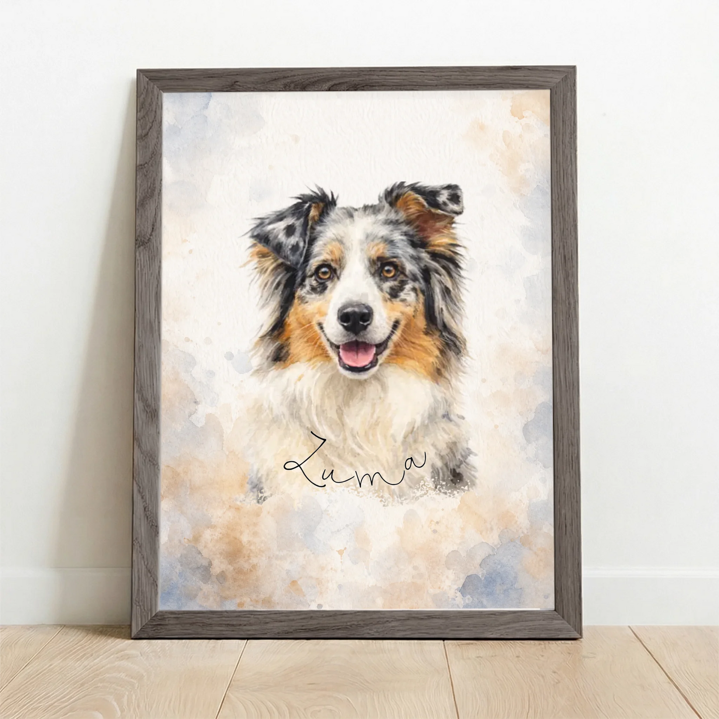 Framed Poster UK oak