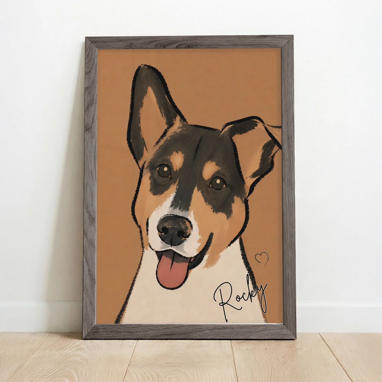 Framed Poster UK oak copy
