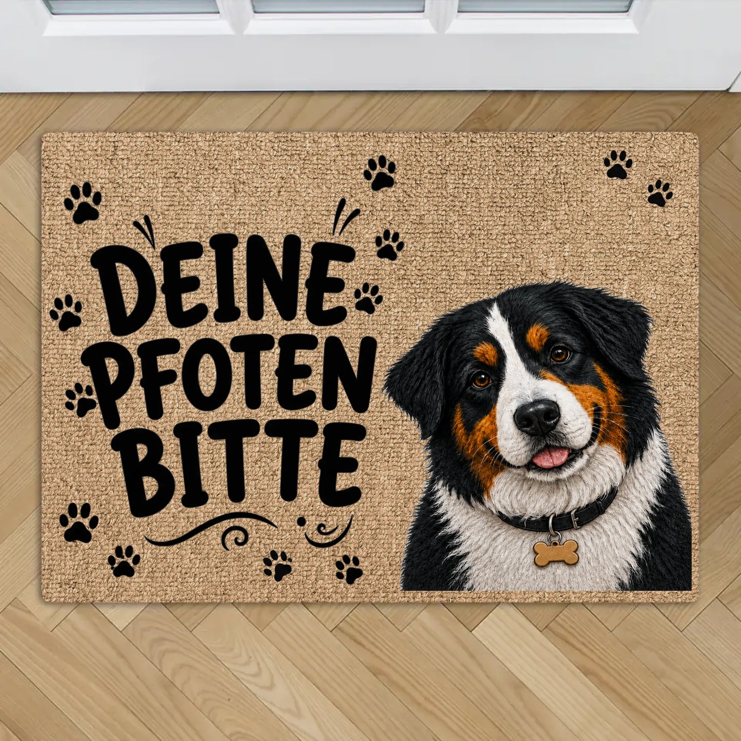 Personalisierte Fußmatte - Wipe Your Paws