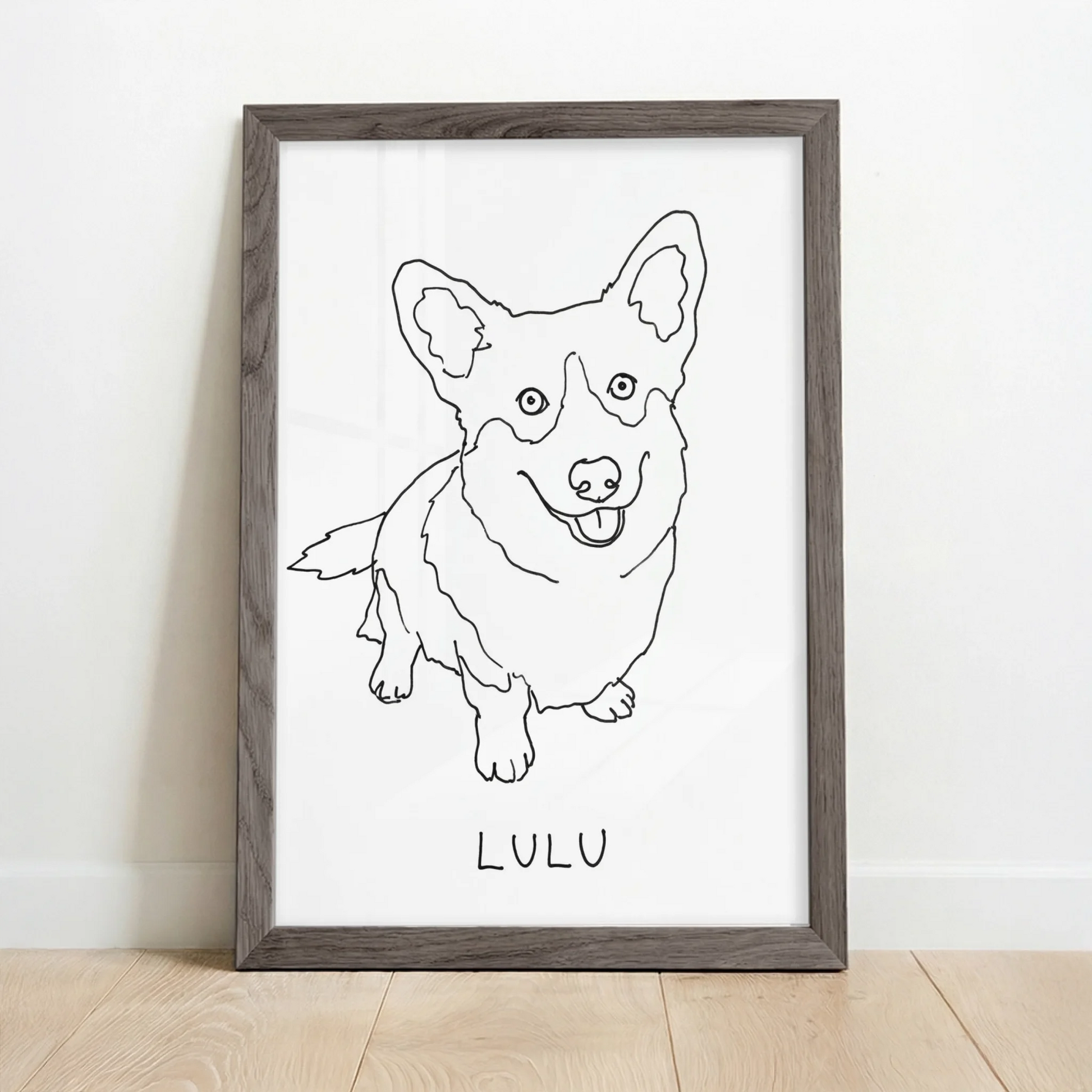 Framed Poster UK oak copy
