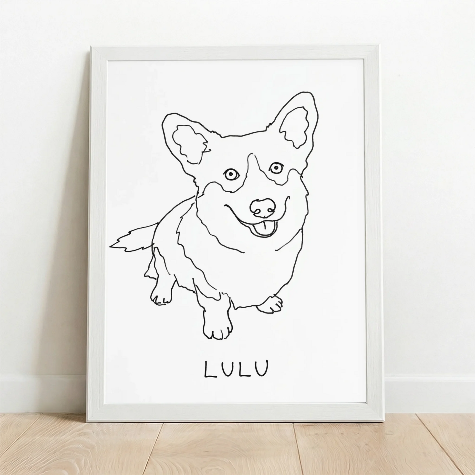 Framed Poster white