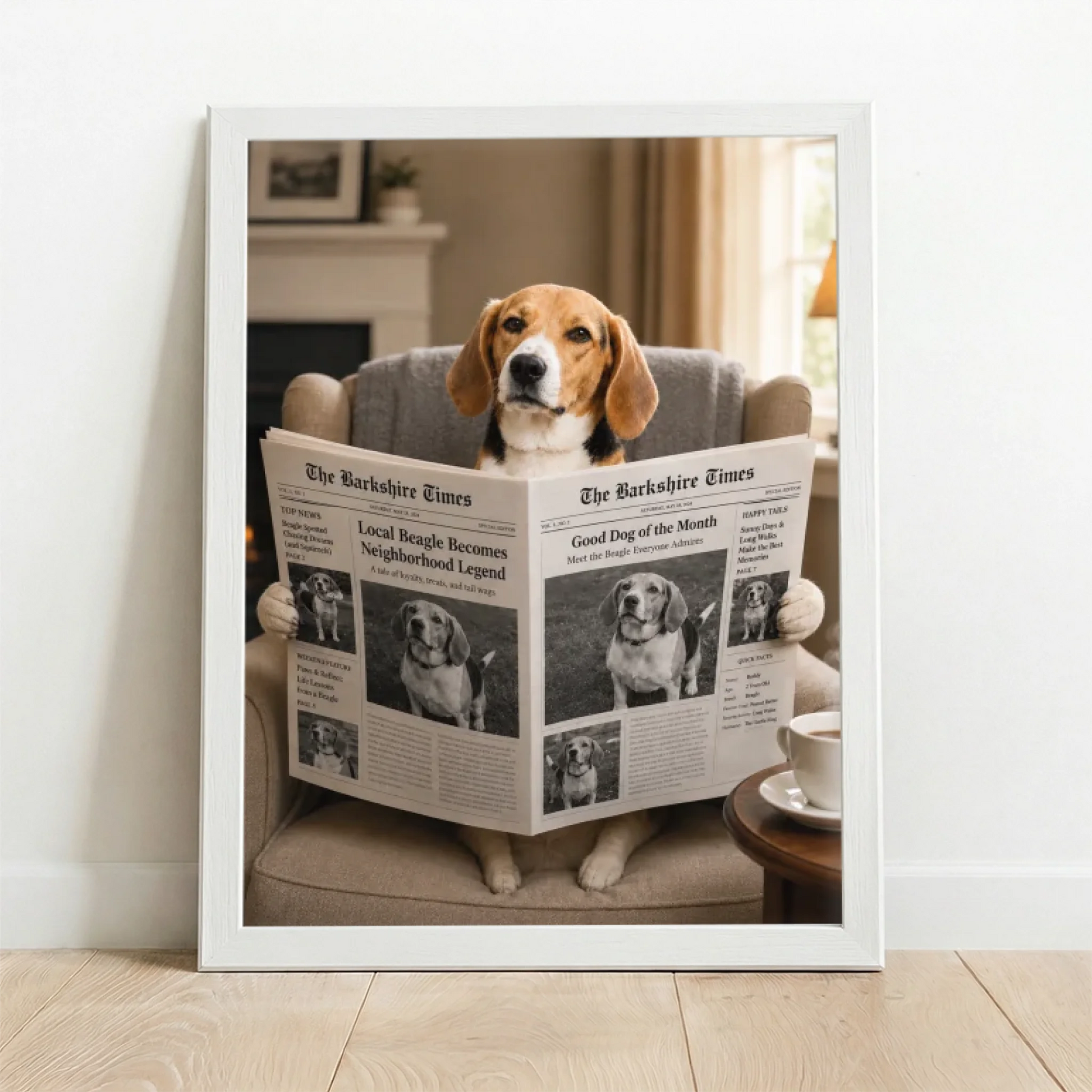 Framed Poster white