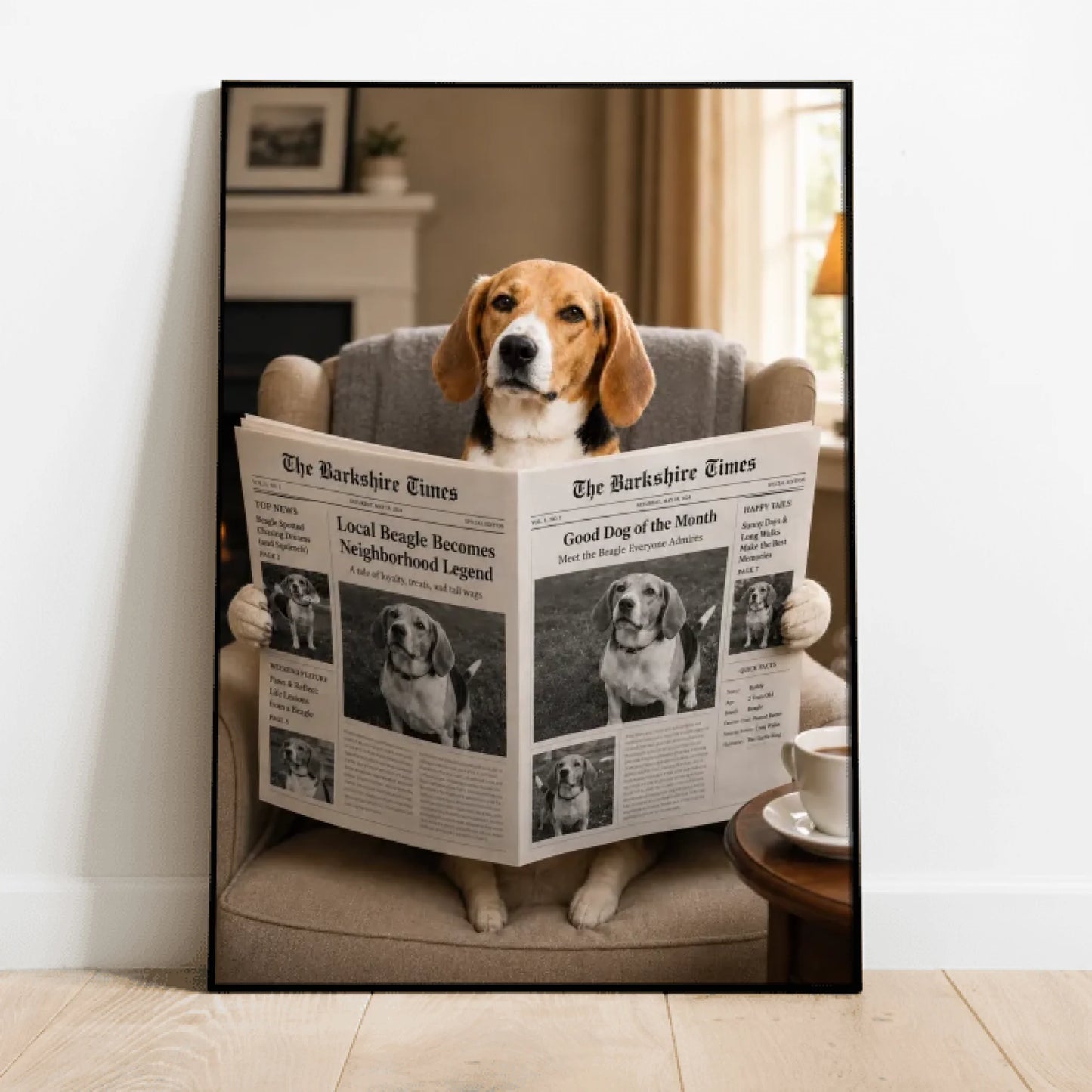 Personalisiertes Poster – Zeitung
