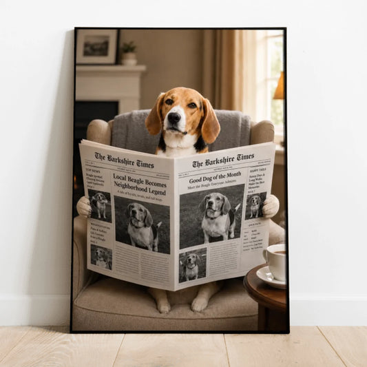 Personalisiertes Poster – Zeitung