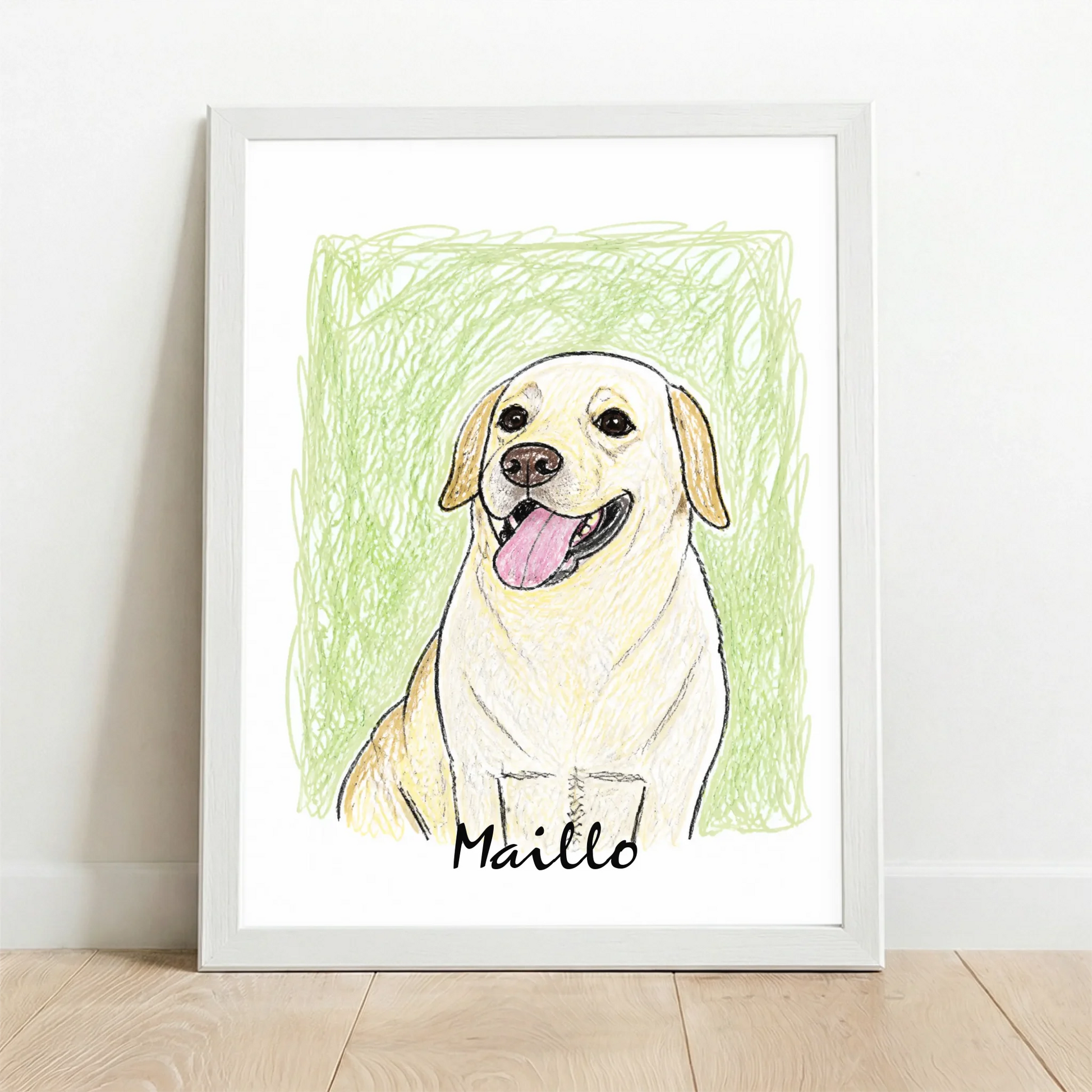 Framed Poster white
