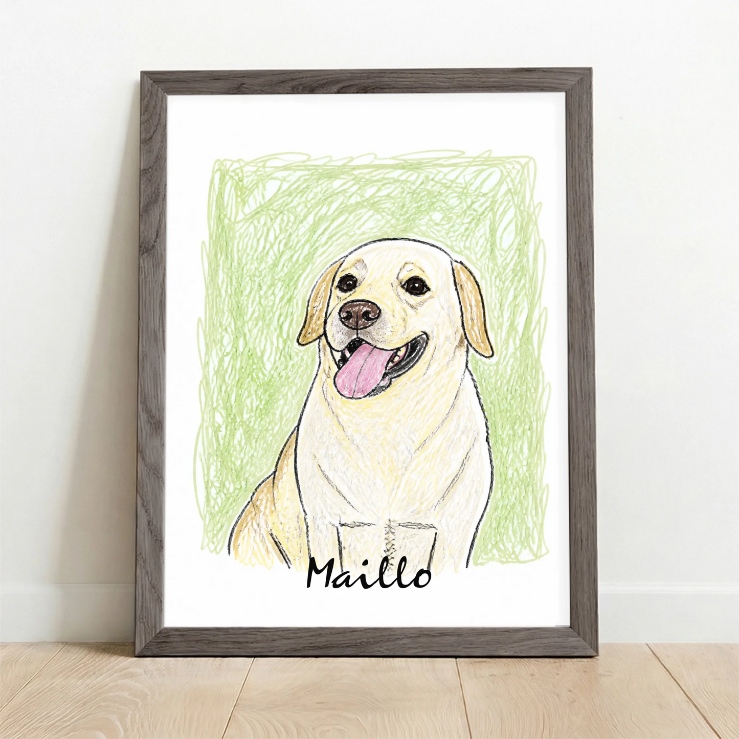 Framed Poster UK oak