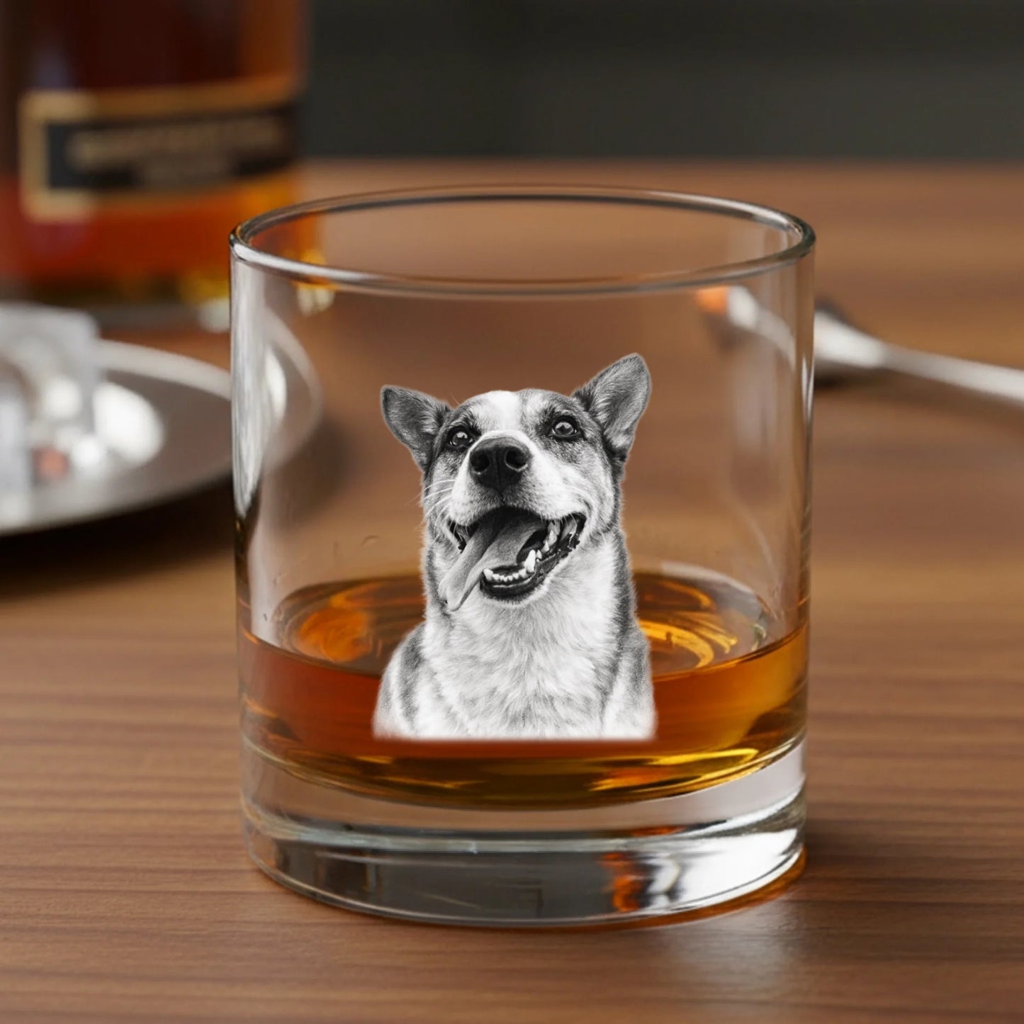 Personalisiertes Whiskyglas - Charcoal