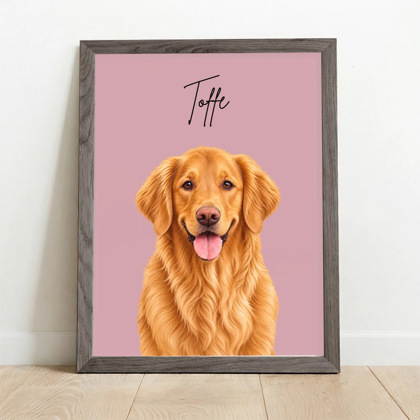 Framed Poster UK oak
