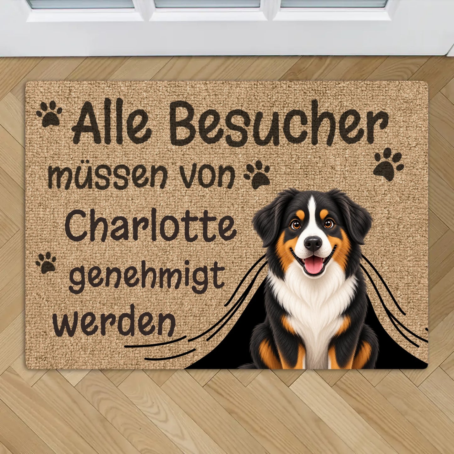 Personalisierte Fußmatte - Security System