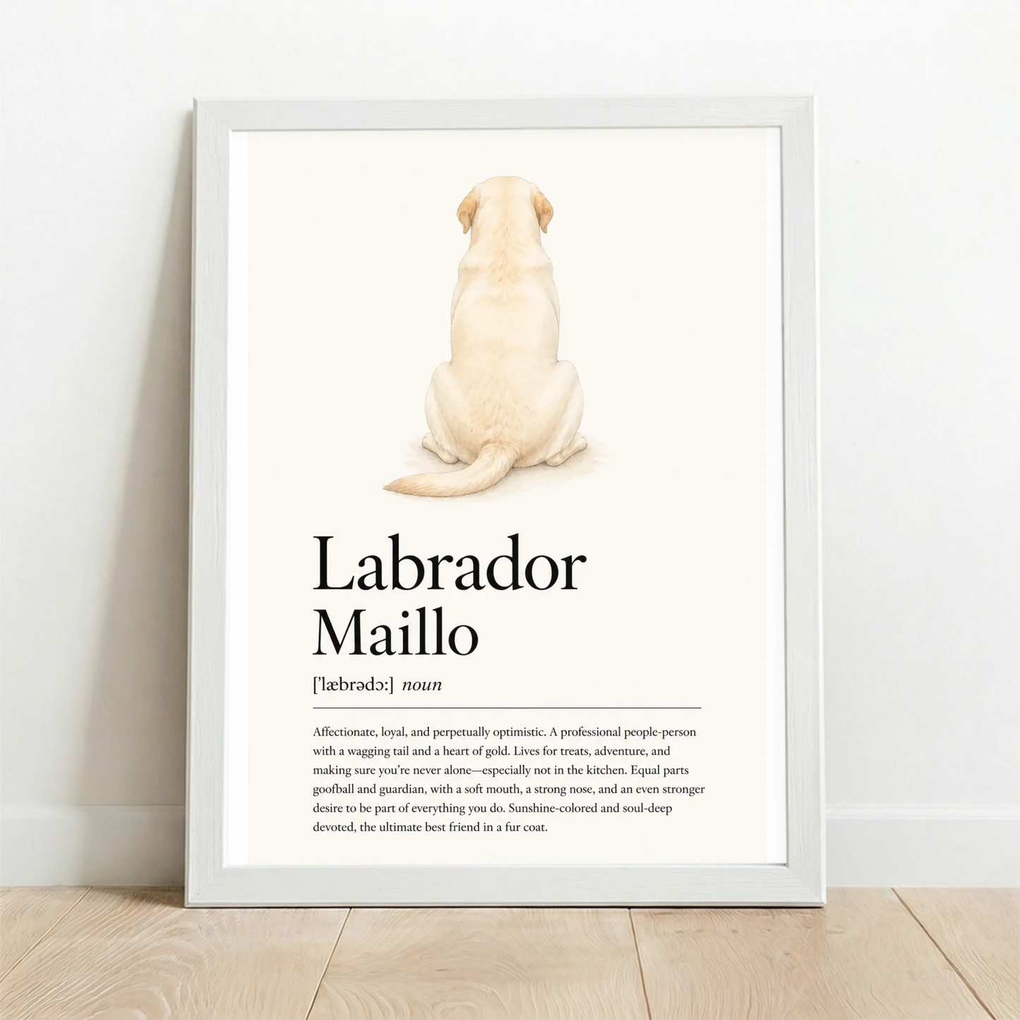 Framed Poster white