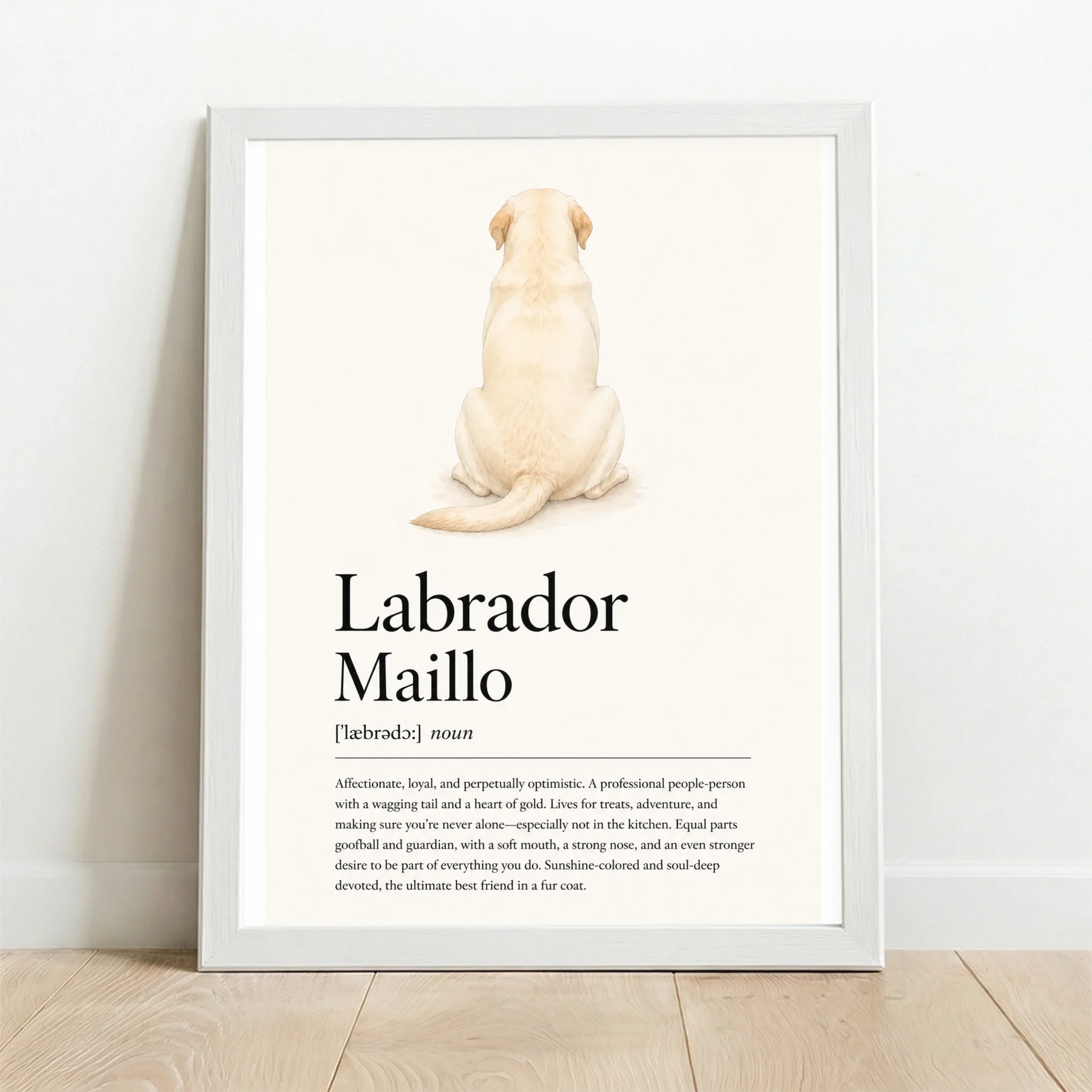 Framed Poster white