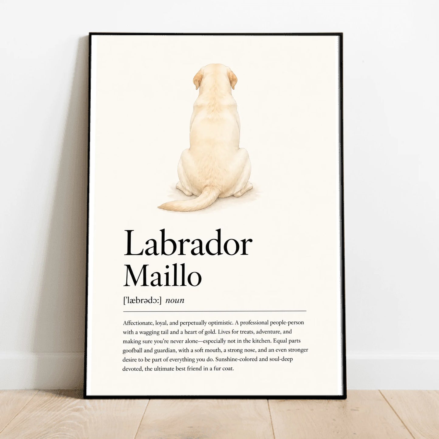 Rasse-Definition – Personalisiertes Poster