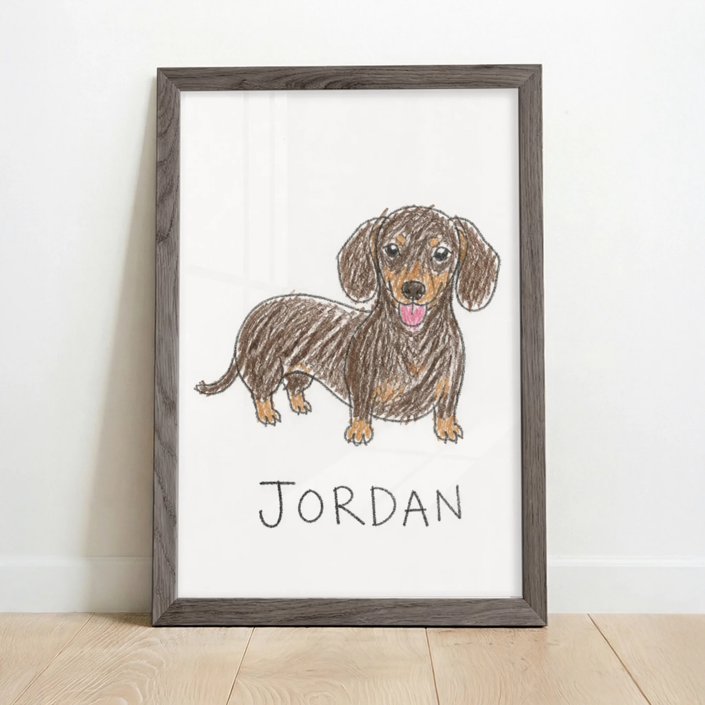 Framed Poster UK oak copy