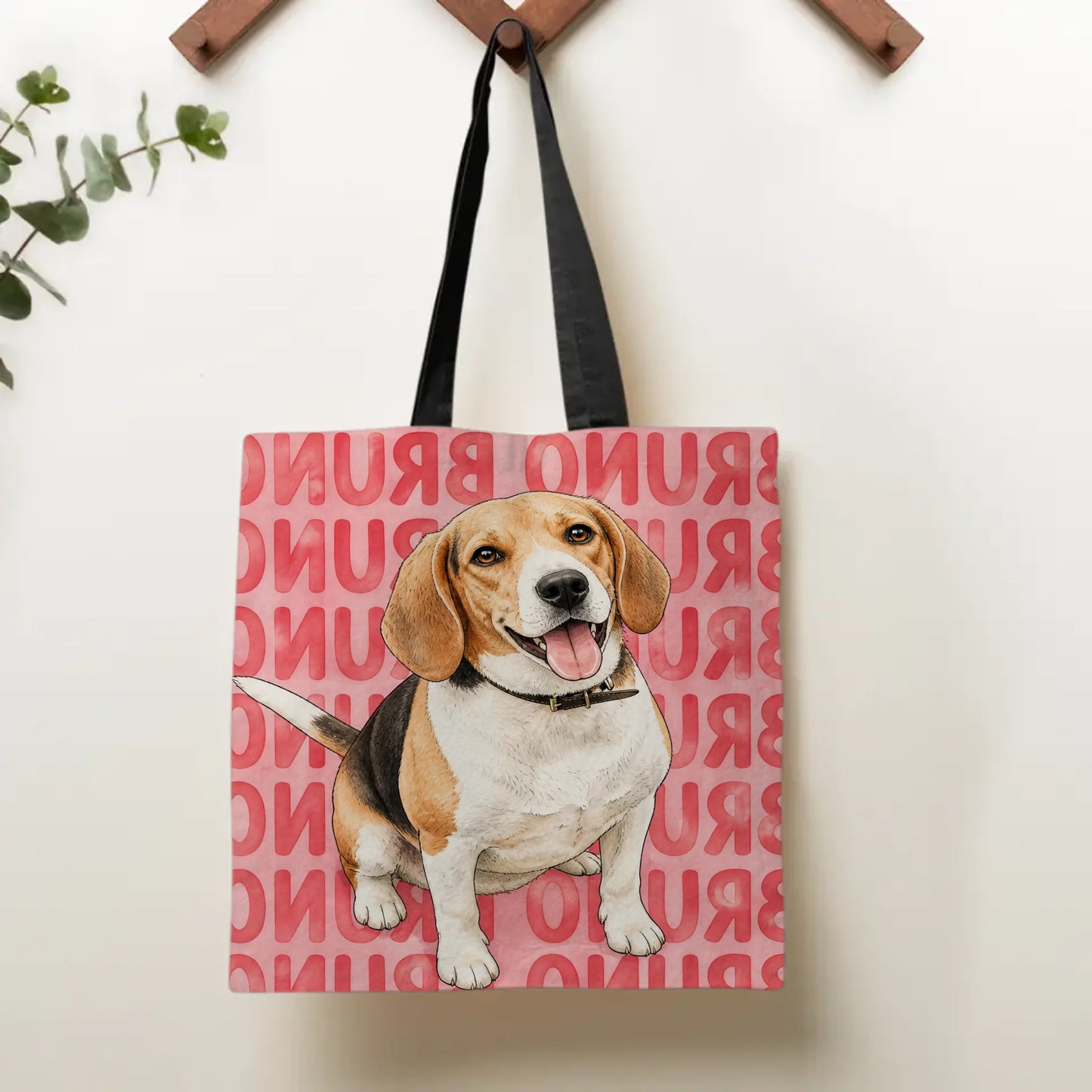 Personalisierte Tragetasche - Watercolour Pet Portrait