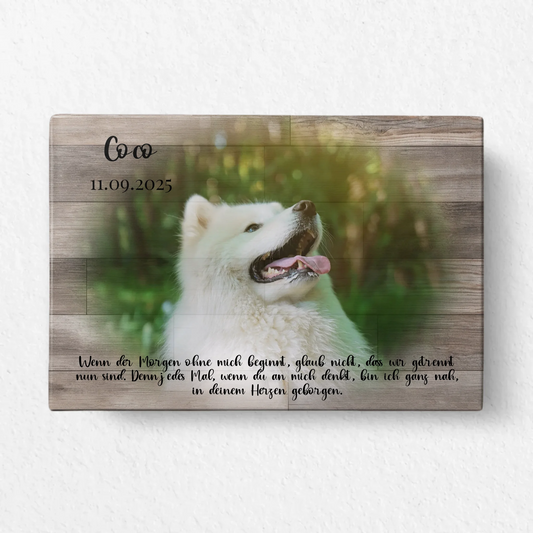 Personalisierte Leinwand - Memorial Photo Portrait