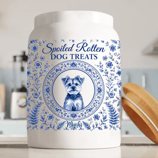 Personalisierte Leckerlidose – Spoiled Pet Photo