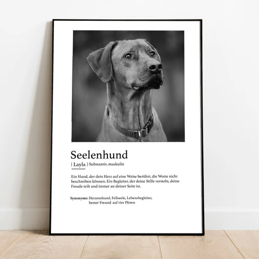 Personalisiertes Poster - Definition Seelentier