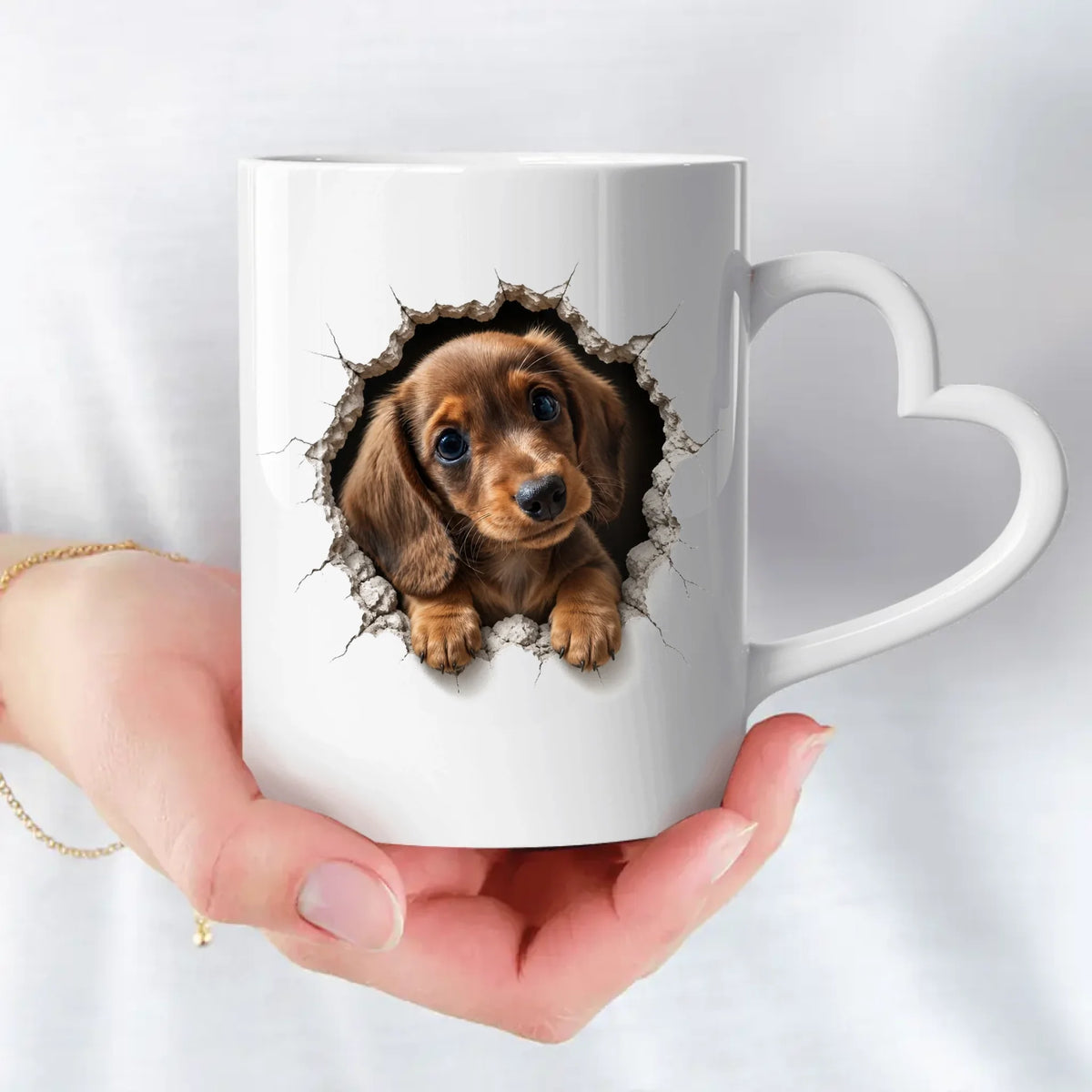 Personalisierte Tasse - 3D Risswand