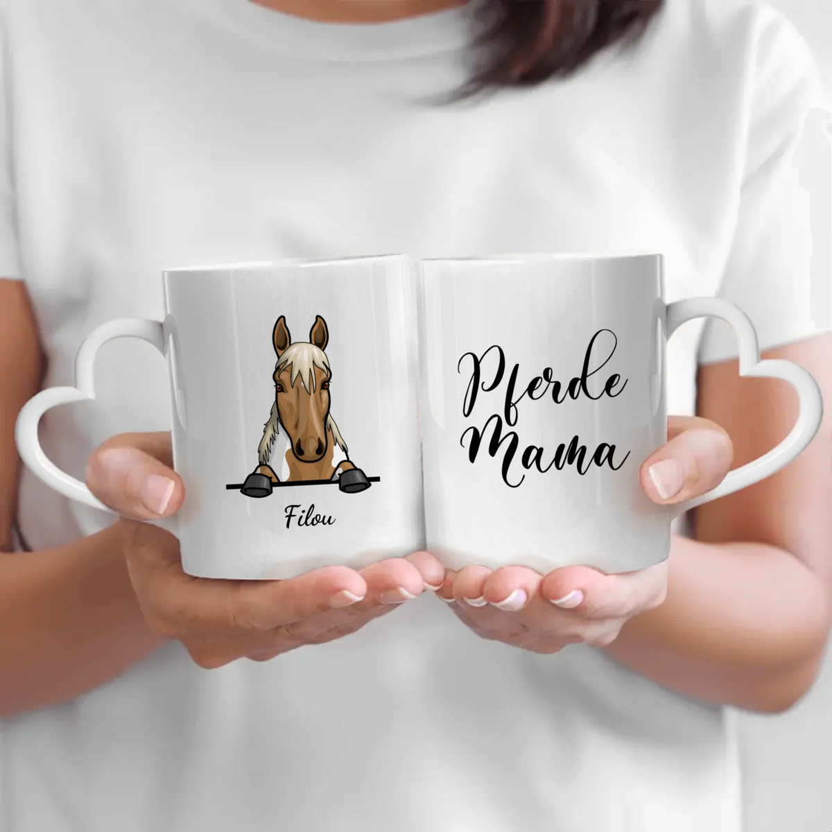 Personalisierte Tasse - Pferdemama