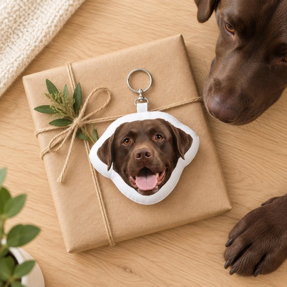 Personalisierte Form Schlüsselanhänger - Dein Fotokopf - als Geschenk - Pet Printed