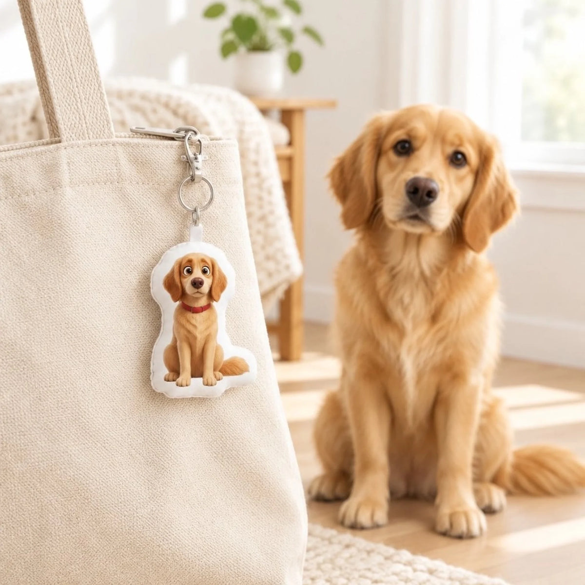 Personalisierte Form Schlüsselanhänger - Cartoon - als Taschenanhänger - Pet Printed
