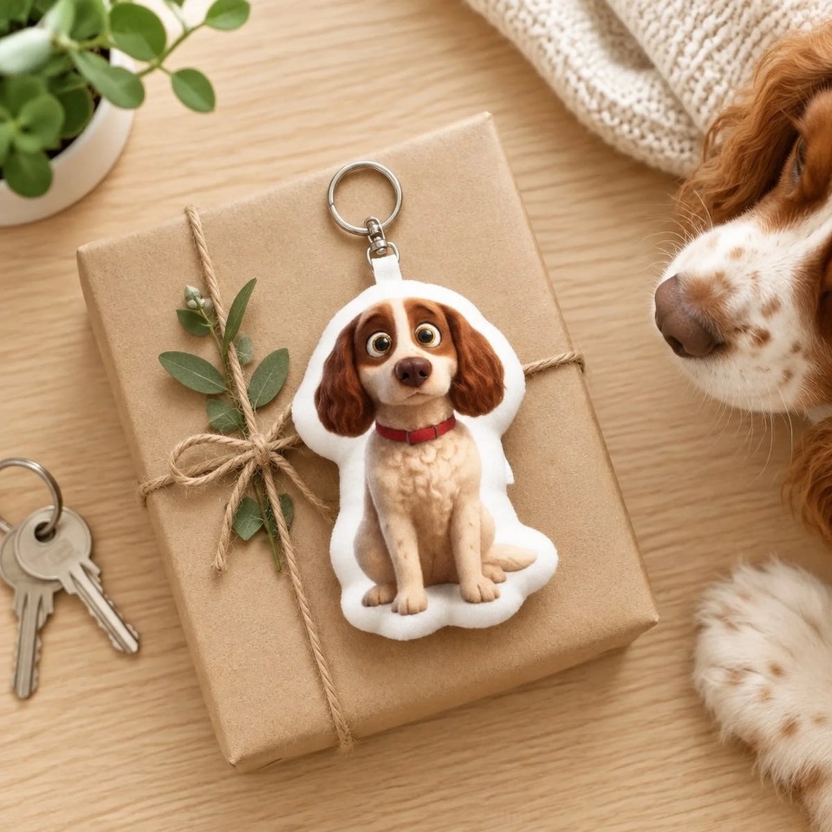 Personalisierte Form Schlüsselanhänger - Cartoon - als Geschenk - Pet Printed
