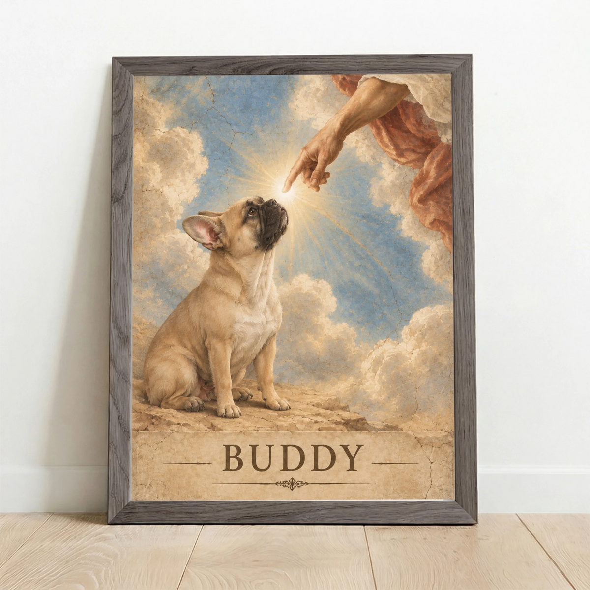 Framed Poster UK oak