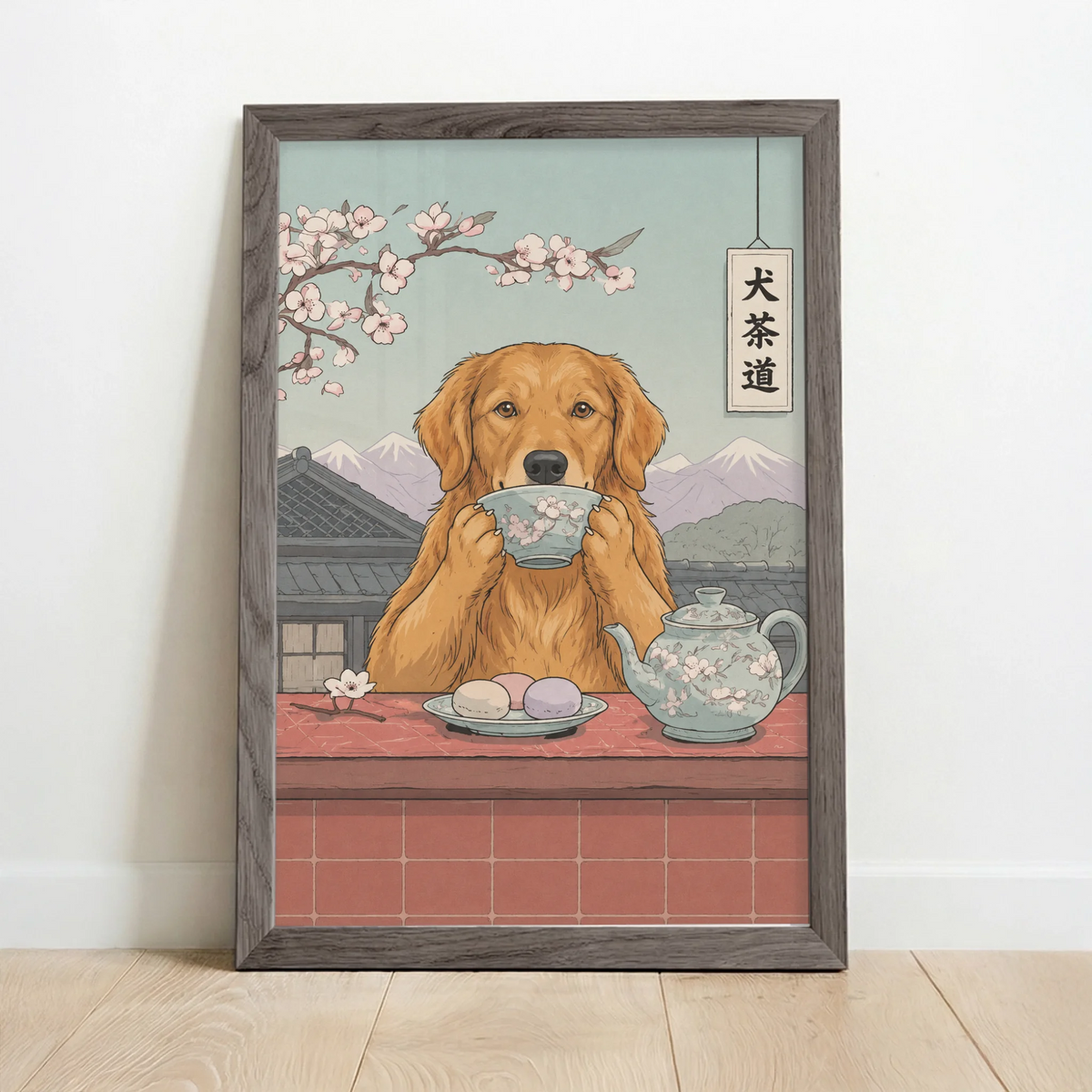 Framed Poster UK oak copy