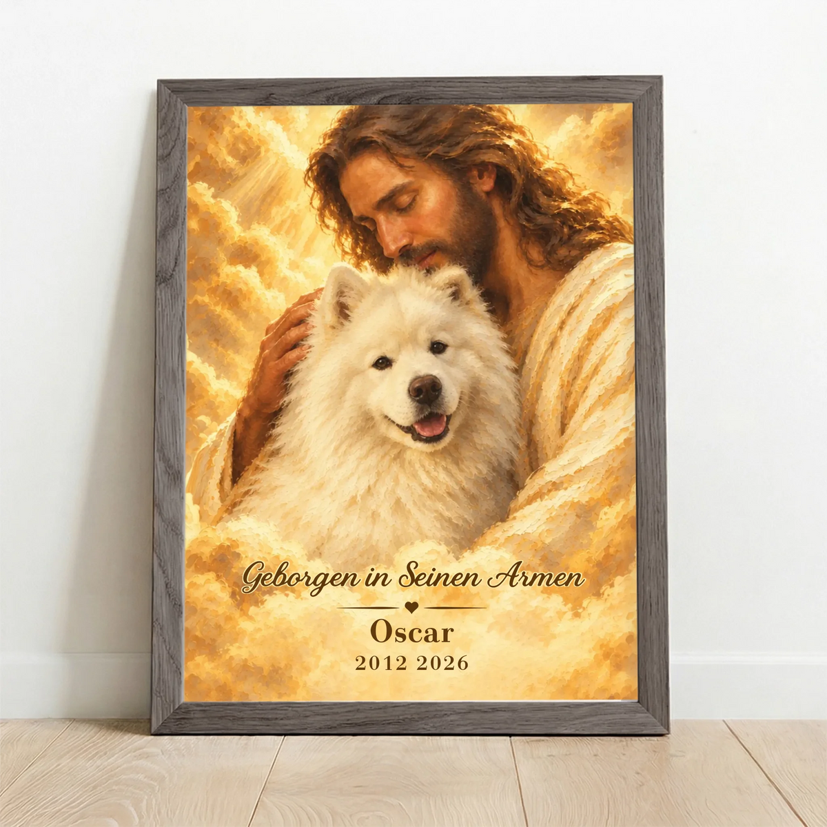 Framed Poster UK oak