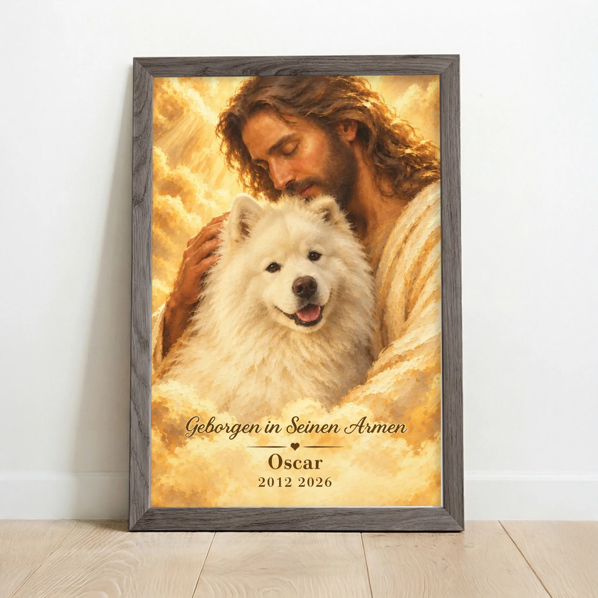 Framed Poster UK oak copy