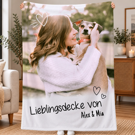 Personalisierte Decke - Lieblingsdecke