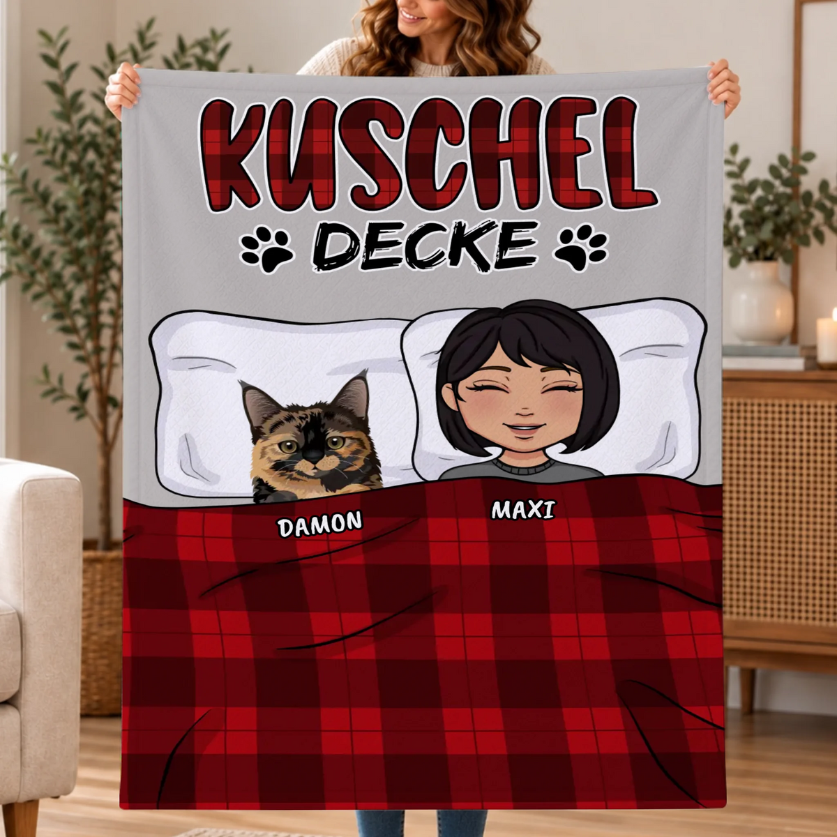 Personalisierte Decke - Kuscheldecke