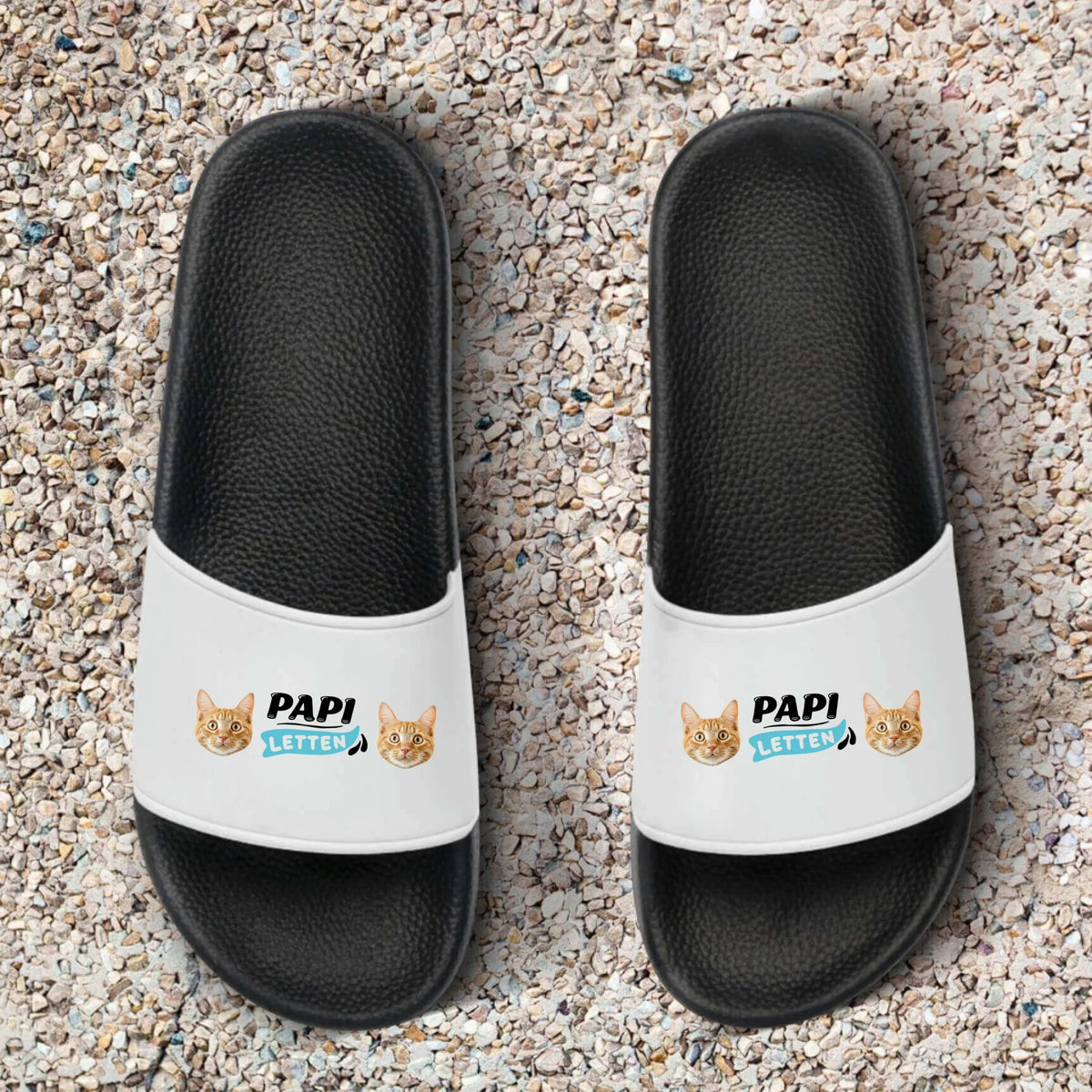 Personalisierte Badelatschen - Papi-/Mamiletten