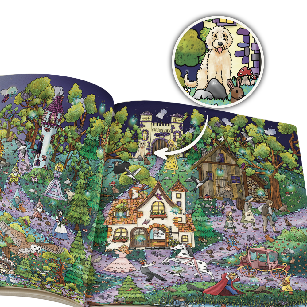 Märchenland - Personalisiertes Wimmelbuch