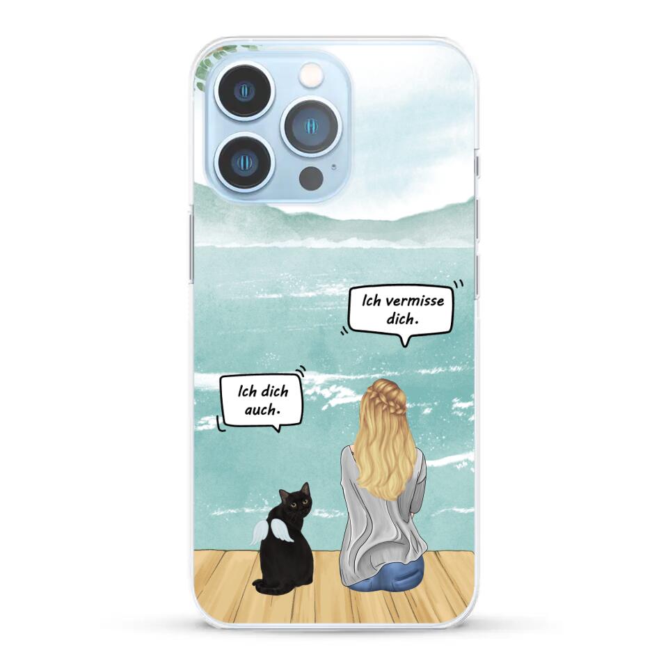 Katzenmama vermisst dich - Individuelle Handyhülle