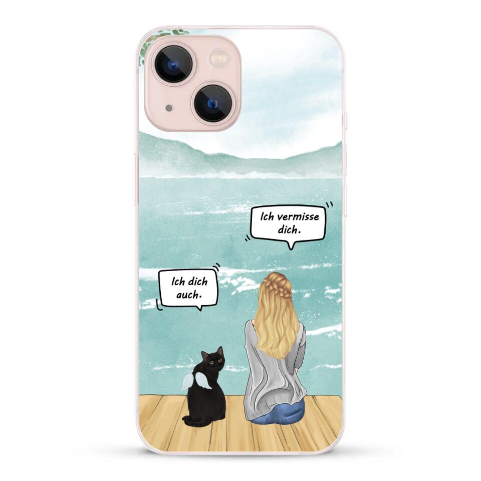 Katzenmama vermisst dich - Individuelle Handyhülle