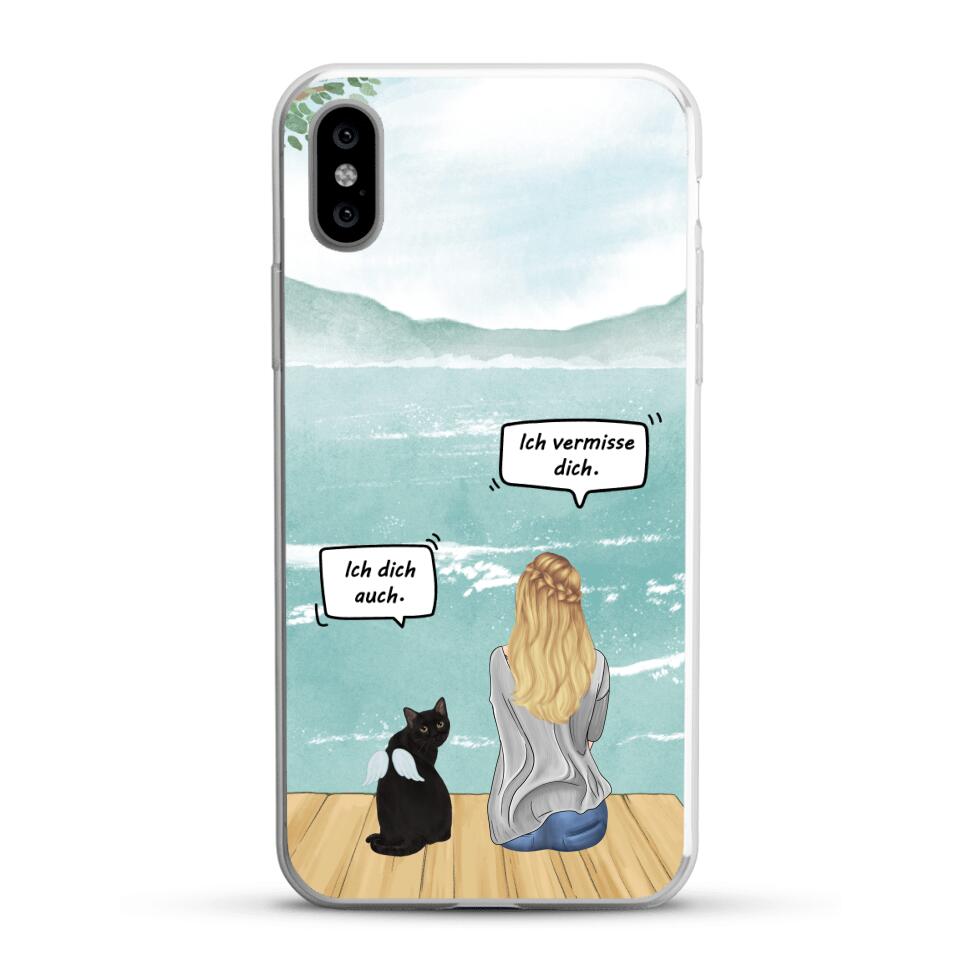 Katzenmama vermisst dich - Individuelle Handyhülle