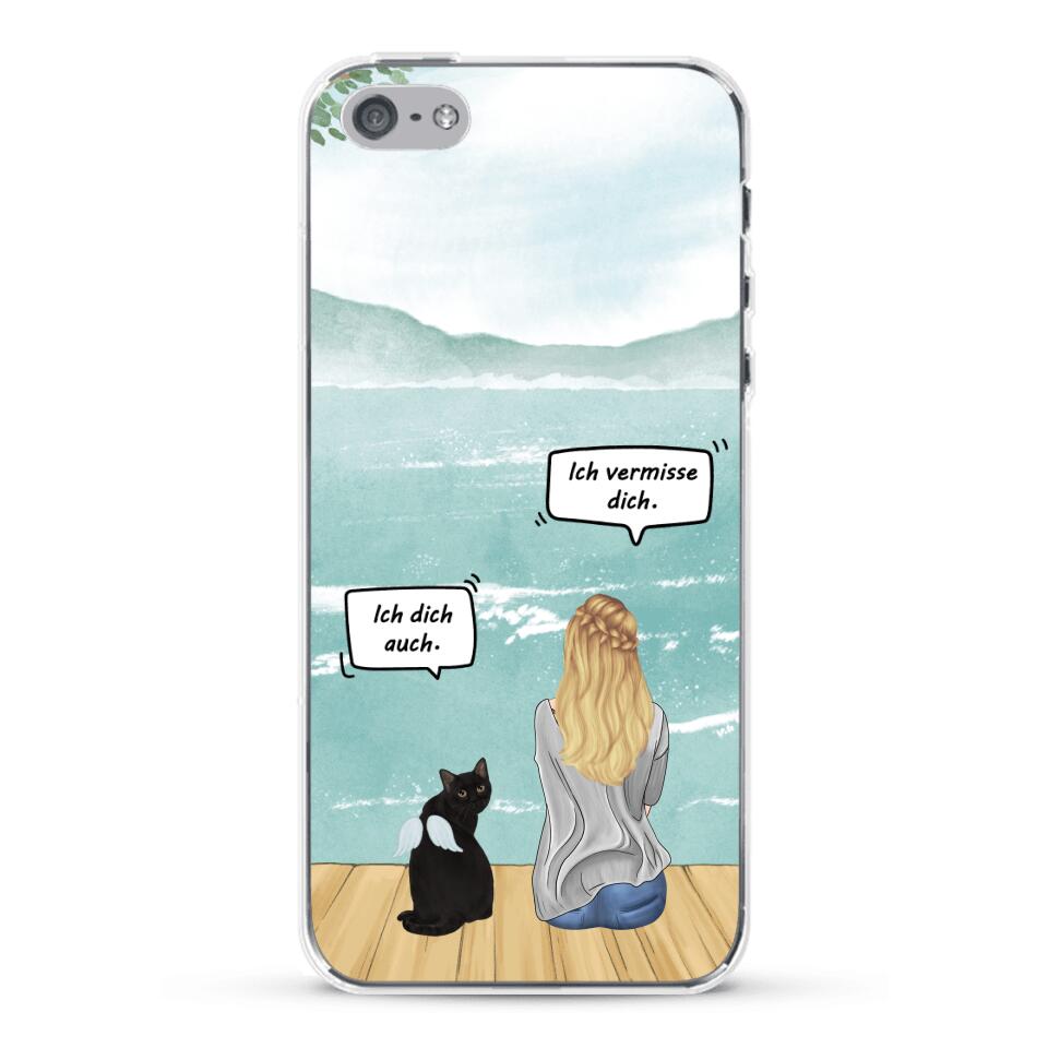 Katzenmama vermisst dich - Individuelle Handyhülle