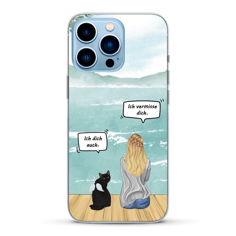 Katzenmama vermisst dich - Individuelle Handyhülle
