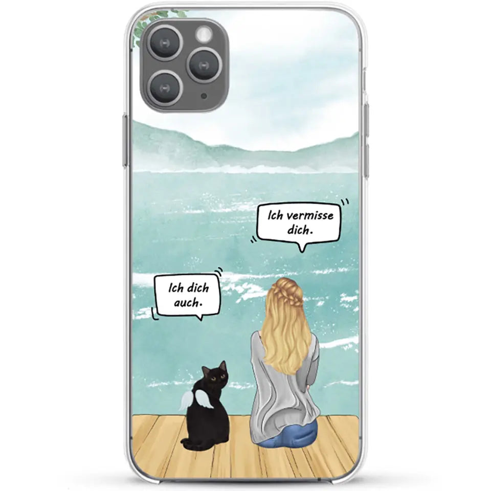 Katzenmama vermisst dich - Individuelle Handyhülle
