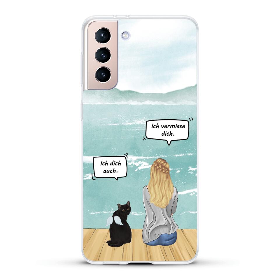Katzenmama vermisst dich - Individuelle Handyhülle