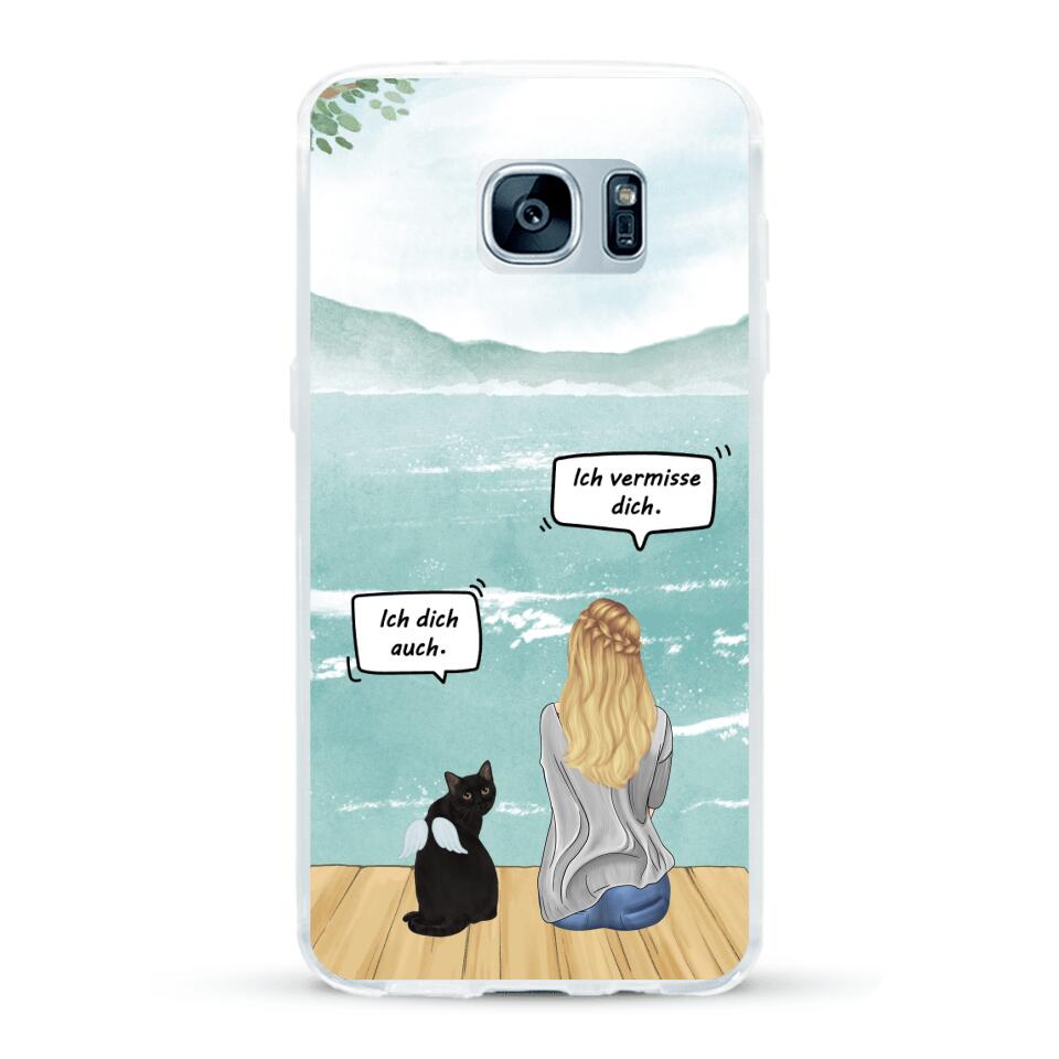 Katzenmama vermisst dich - Individuelle Handyhülle