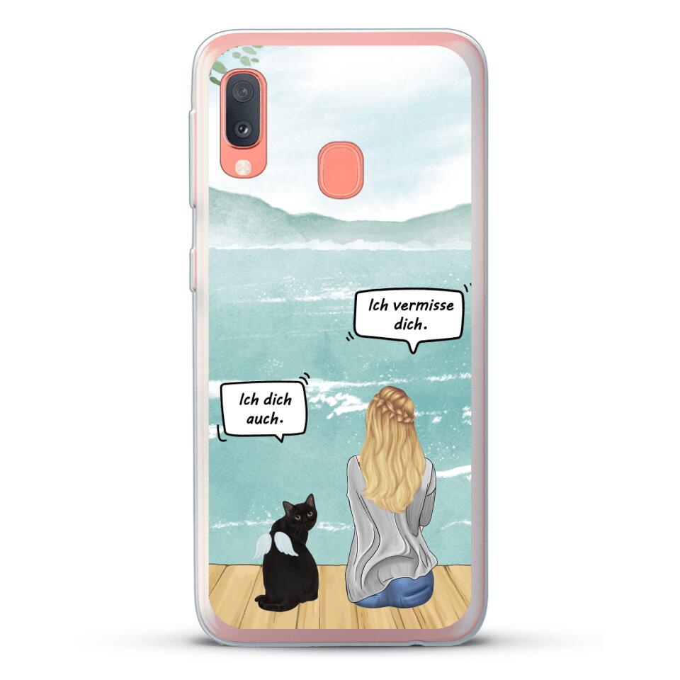 Katzenmama vermisst dich - Individuelle Handyhülle