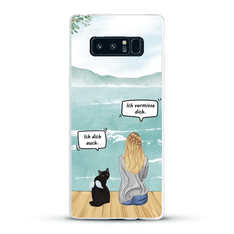 Katzenmama vermisst dich - Individuelle Handyhülle
