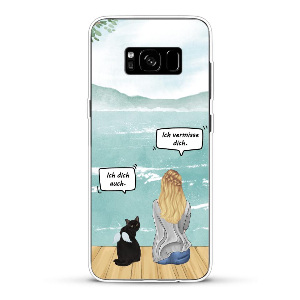 Katzenmama vermisst dich - Individuelle Handyhülle