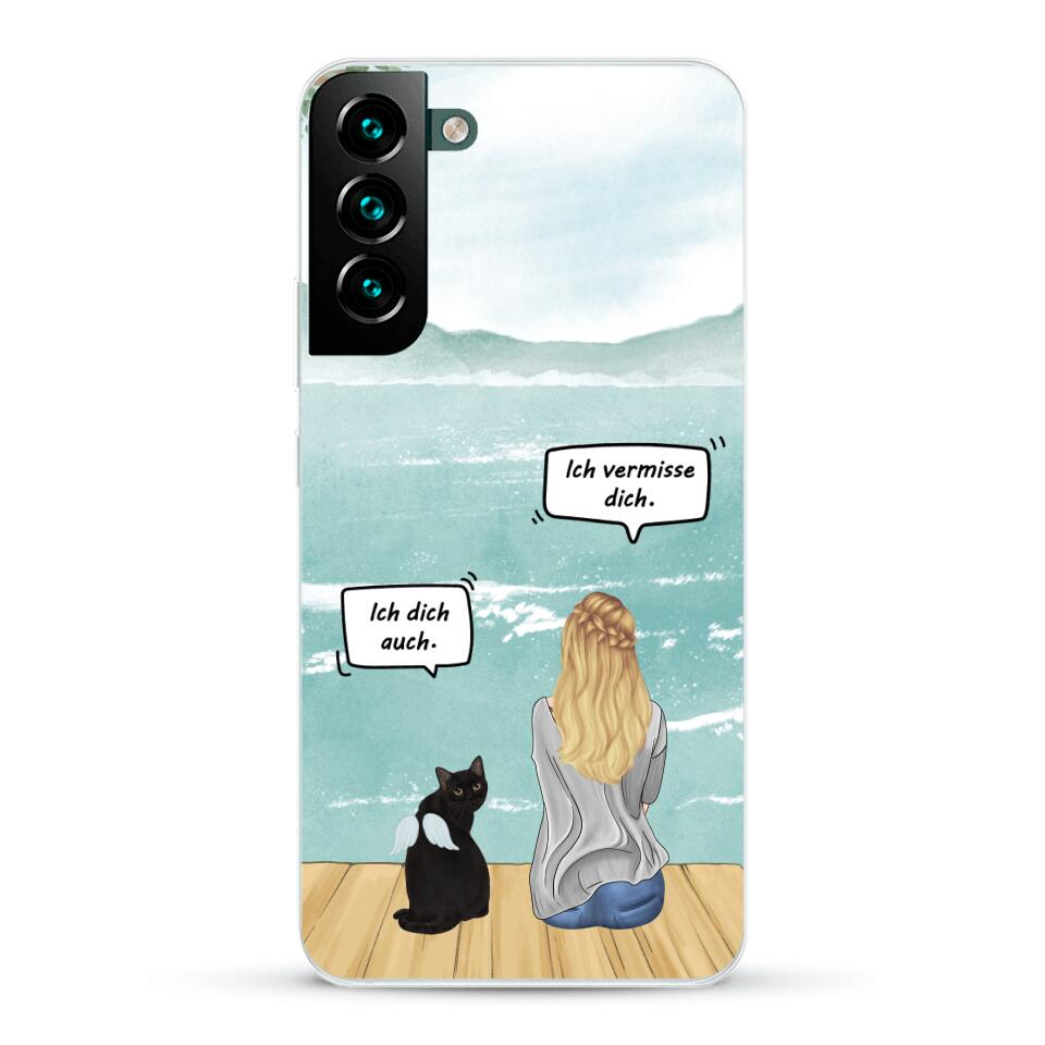 Katzenmama vermisst dich - Individuelle Handyhülle