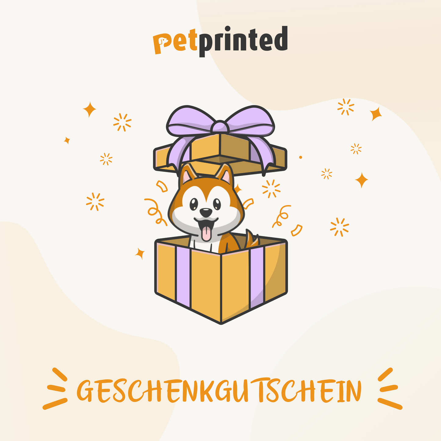 Pet Printed Gutschein